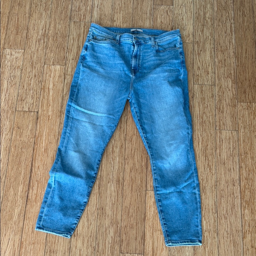 7 for all mankind gwenevere high waist ankle sz 32